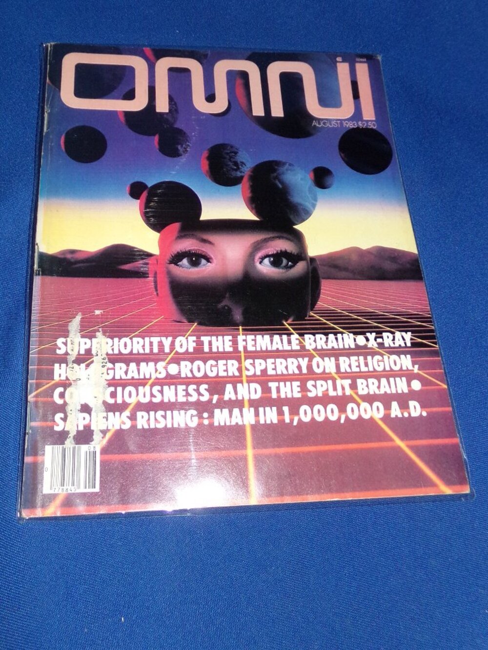 Vintage OMNI Magazine - August 1983 - Sci-Fi, Science, holograms